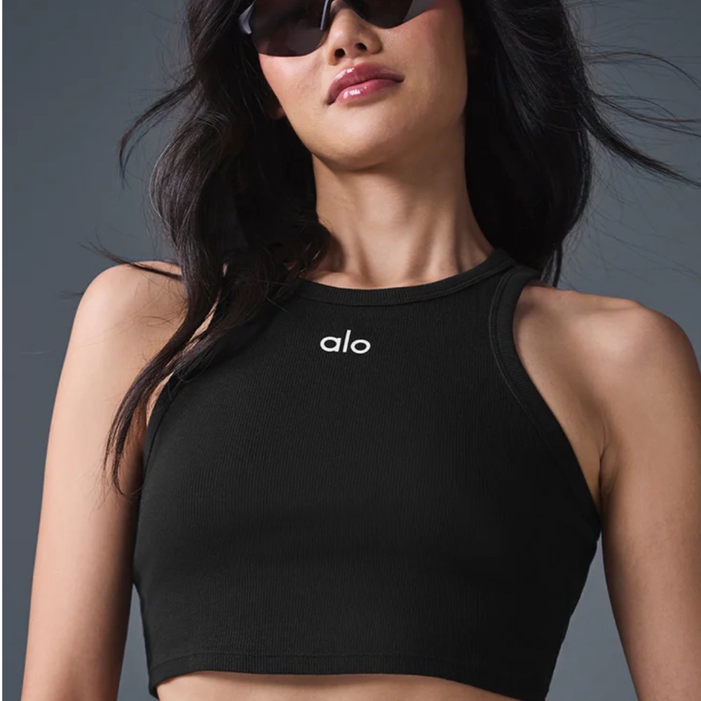 ALO Yoga Black Tank Top